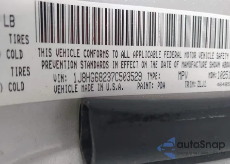 2007 Jeep Commander Overland из США, поврежденный, VIN 1J8HG68237C503529